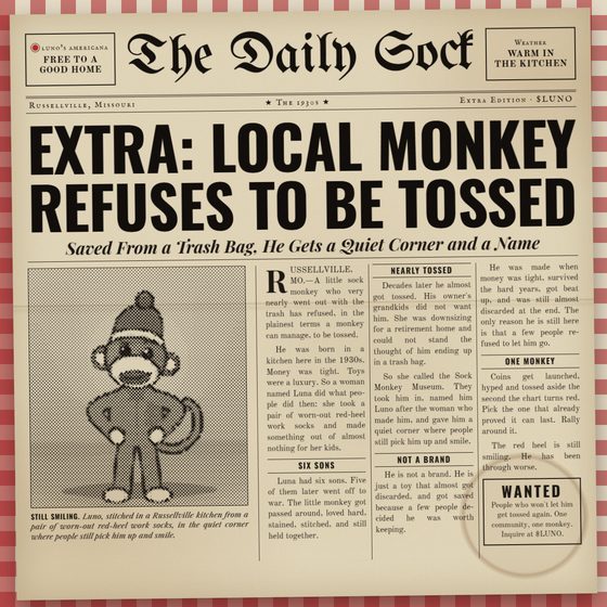 The Daily Sock: local monkey refuses to be tossed